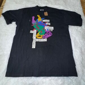 Vintage March for Jesus 1997‎ T Shirt Vintage Graphic Tee Mens Size Large Black